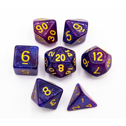 Dice Critical Hit: Poly 7 Set Galaxy