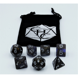 Dice Critical Hit: Poly 7 Set Dark Nebula