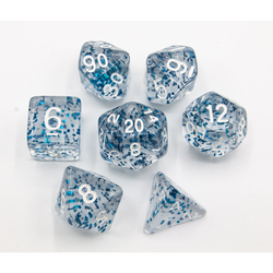 Dice Critical Hit: Poly 7 Set Glitter