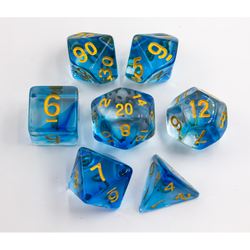 Dice Critical Hit: Poly 7 Set Nebula
