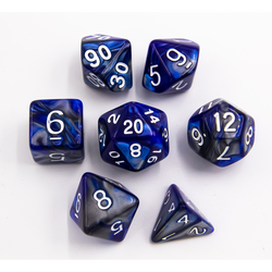 Dice Critical Hit: Poly 7 Set Fusion Steel