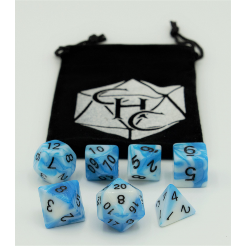 Dice Critical Hit: Poly 7 Set Fusion