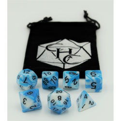 Dice Critical Hit: Poly 7 Set Fusion