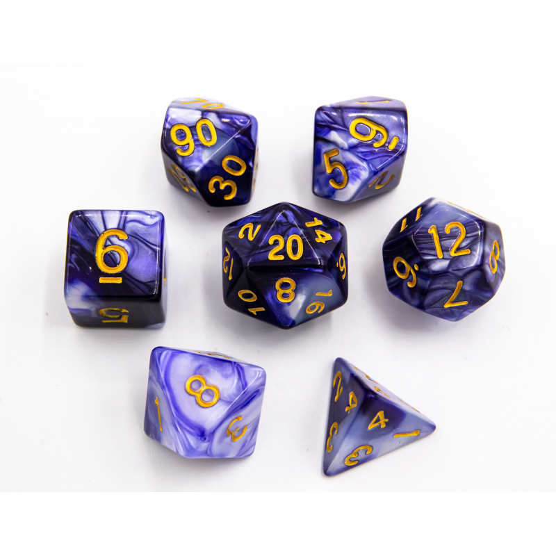 Dice Critical Hit: Poly 7 Set Fusion