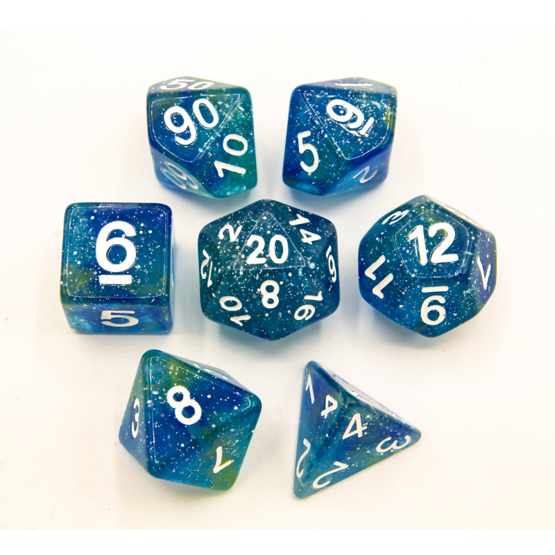 Dice Critical Hit: Poly 7 Set Galaxy