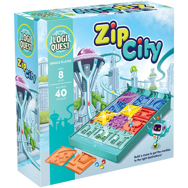 LogiQuest: Zip City Logic Puzzle