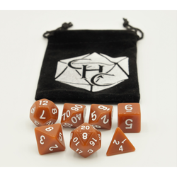 Dice Critical Hit: Poly 7 Set Opaque