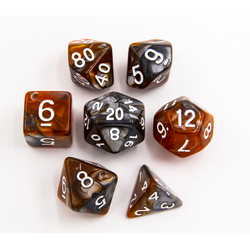Dice Critical Hit: Poly 7 Set Fusion Steel