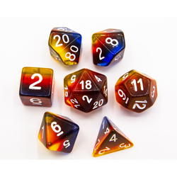 Dice Critical Hit: Poly 7 Set Aurora
