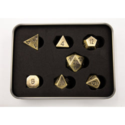 Dice Critical Hit: Poly 7 Set Metal