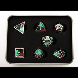 Dice Critical Hit: Poly 7 Set Metal