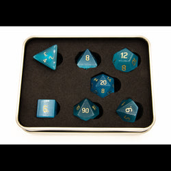 Dice Critical Hit: Poly 7 Set Gemstone