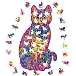 Puzzle Craft-Hub: Blue Cat