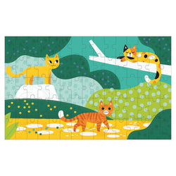 Puzzle Chronicle: 75 piece Cats Big and Small Lenticular Puzzle