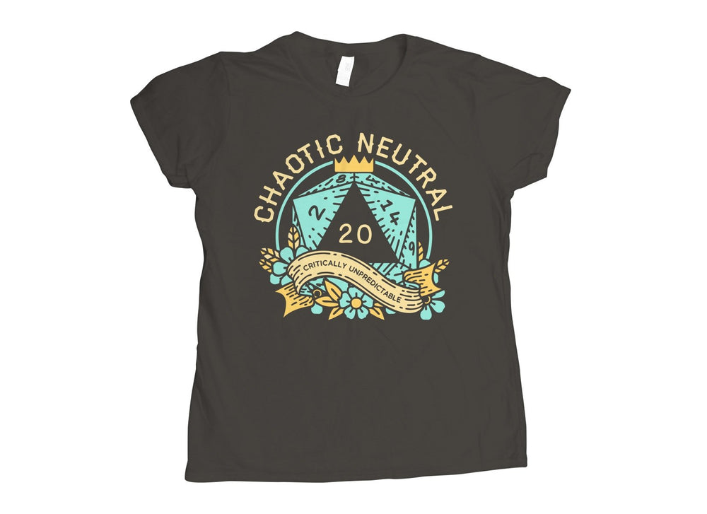 T-Shirt Snorgtees Ladies T: Chaotic Neutral