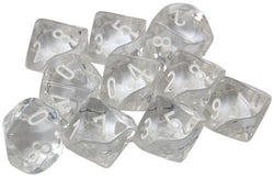 Dice Chessex: D10 Translucent Set of 10