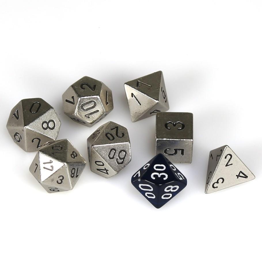 Dice Chessex: Poly 7 Set Metal