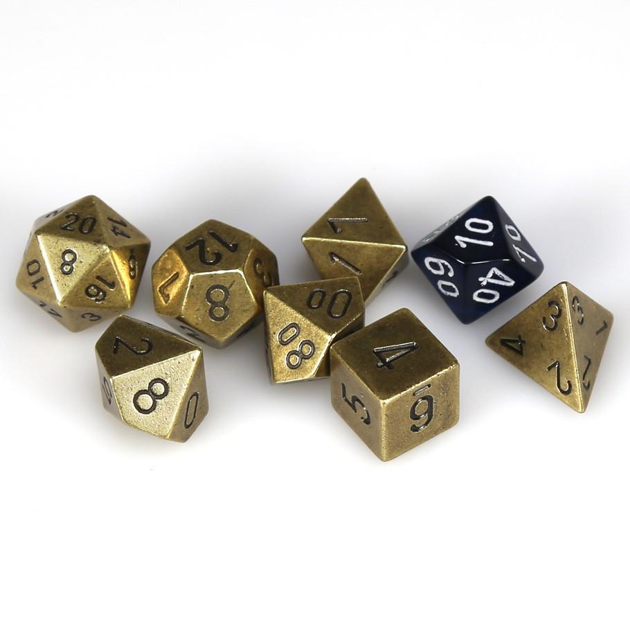 Dice Chessex: Poly 7 Set Metal