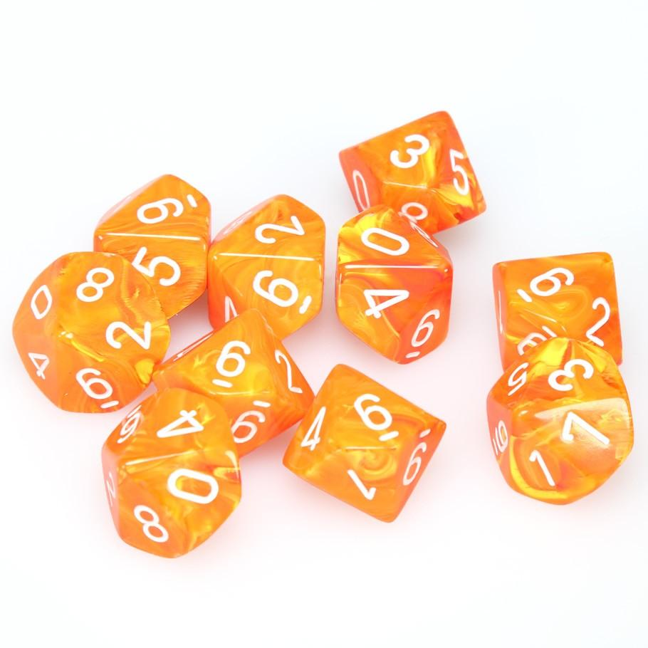 Dice Chessex: D10 Vortex Set of 10
