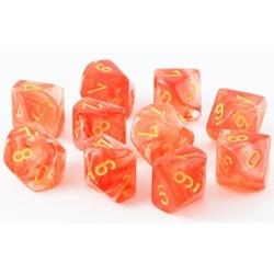 Dice Chessex: D10 Ghostly Glow Set of 10