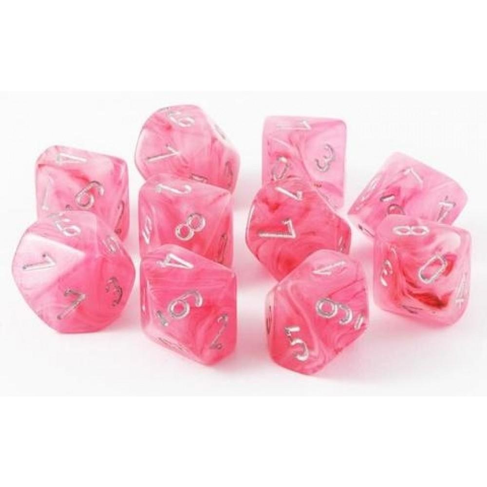 Dice Chessex: D10 Ghostly Glow Set of 10
