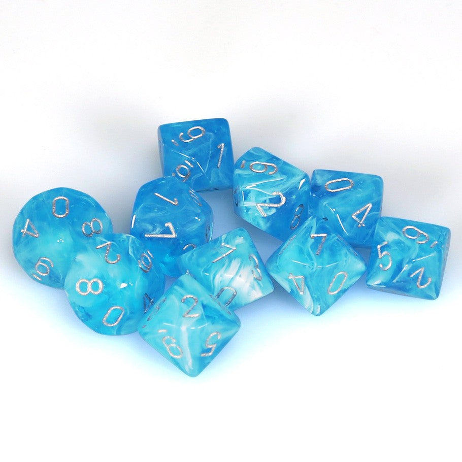 Dice Chessex: D10 Nebula Luminary (Glow in the Dark)