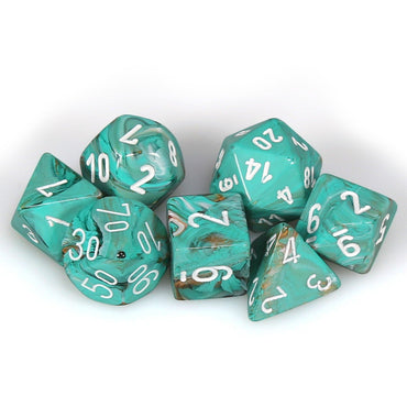 Dice Chessex: Poly 7 Set Marble