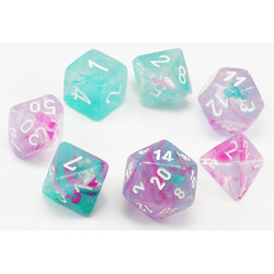 Dice Chessex: Poly 7 set Mini Nebula