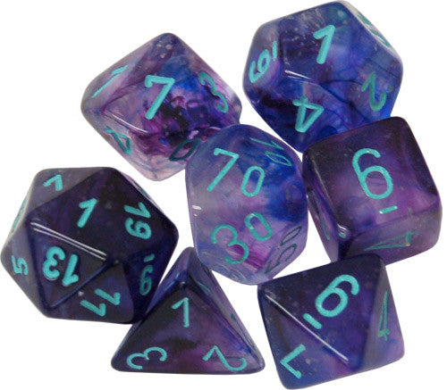Dice Chessex: Poly 7 Set Lab Nebula