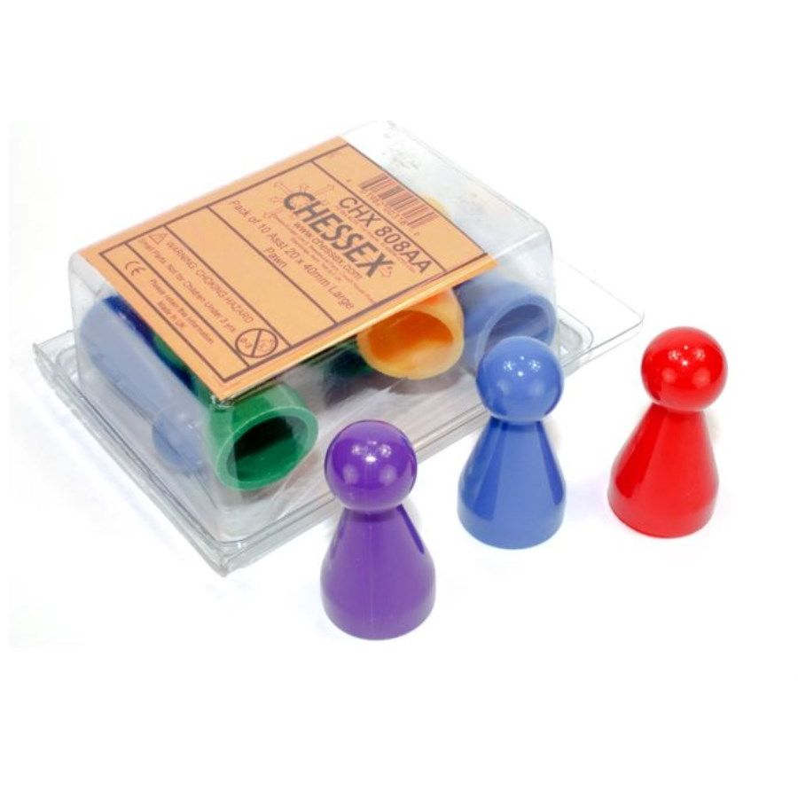 Game Components Chessex: Pawns - Large 20x40mm (10ct)