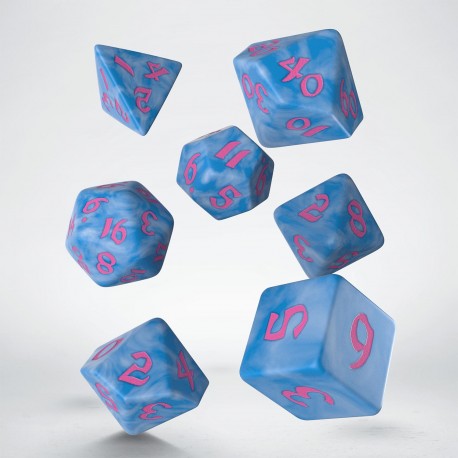 Dice Q-Workshop: Poly 7 Set Runic Classic