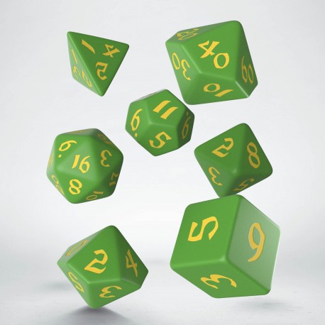 Dice Q-Workshop: Poly 7 Set Runic Classic