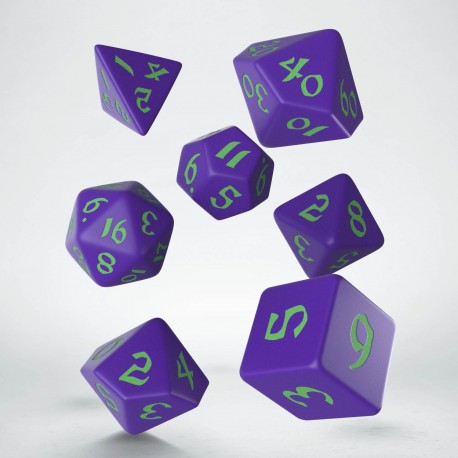 Dice Q-Workshop: Poly 7 Set Runic Classic