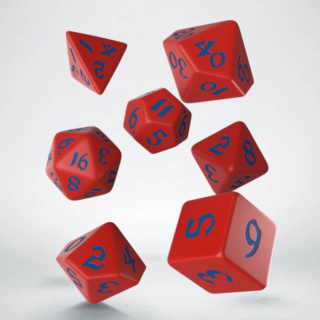 Dice Q-Workshop: Poly 7 Set Runic Classic