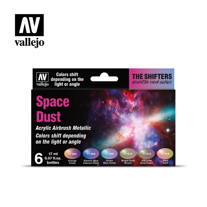 Paint Vallejo Set: EC: Colorshift - Space Dust