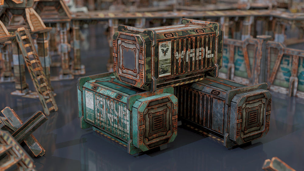Terrain TinkerTurf SF: Cargo Containers Series 4