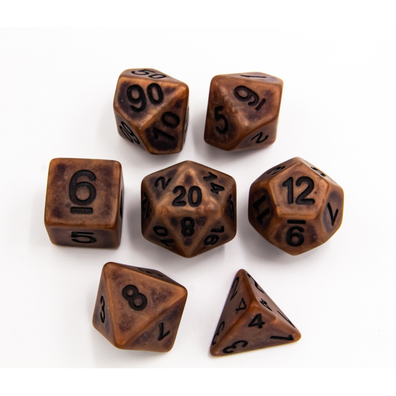 Dice Critical Hit: Poly 7 Set Ancient