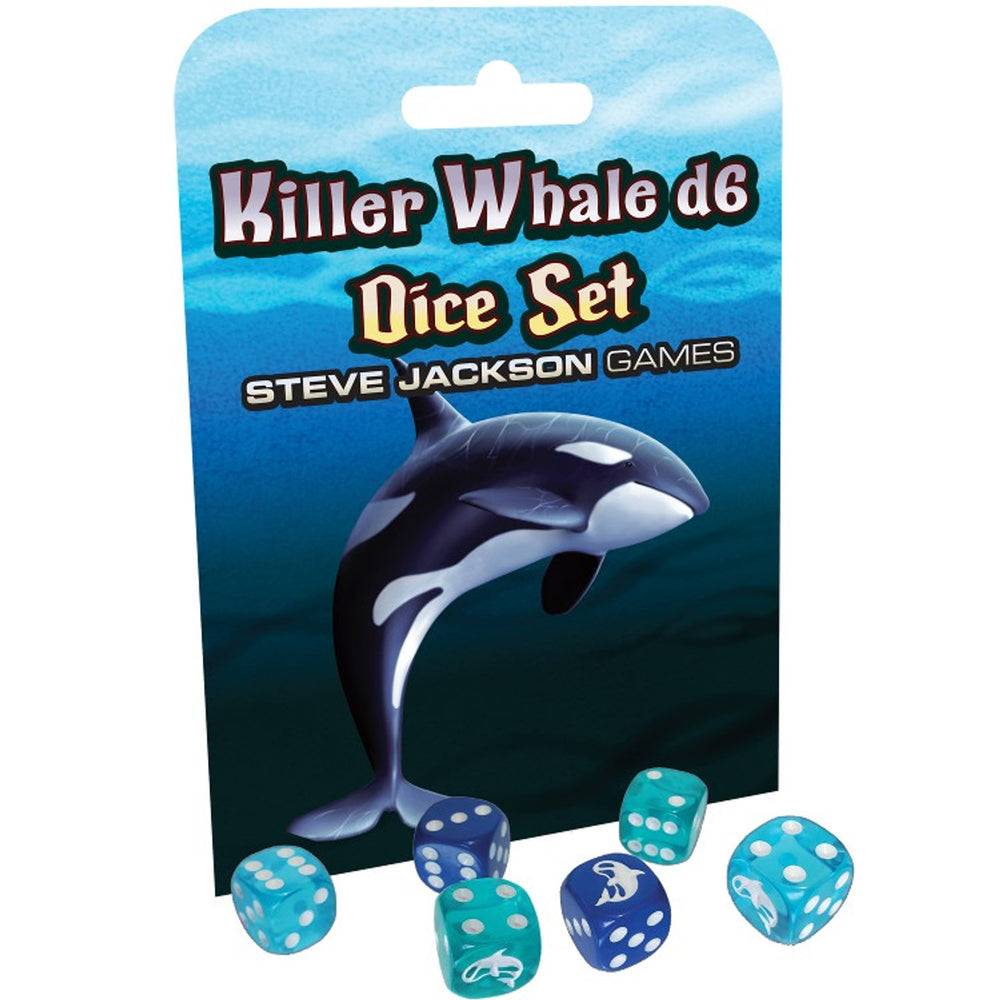 Dice Steve Jackson: D6 Set - Killer Whale