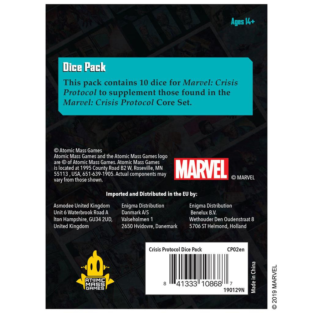Marvel Crisis Protocol: Accessory Pack - Dice (10)