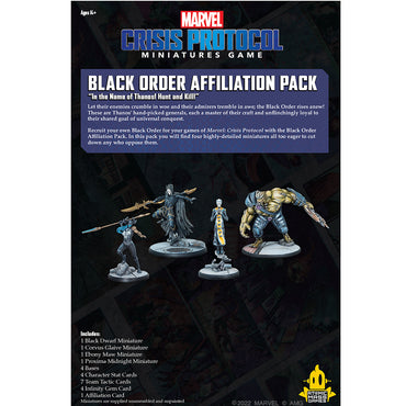 Marvel Crisis Protocol: Affiliation Pack - Black Order