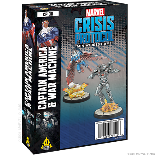 Marvel Crisis Protocol: Character Pack - Captain America & War Machine