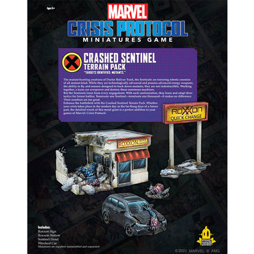 Marvel Crisis Protocol: Terrain - Crashed Sentinel