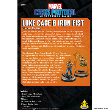 Marvel Crisis Protocol: Character Pack - Luke Cage & Iron Fist