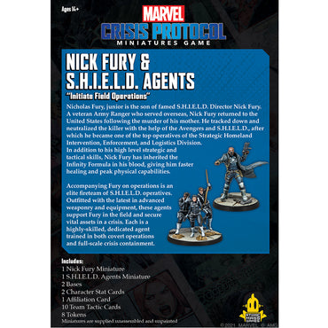 Marvel Crisis Protocol: Character Pack - Nick Fury & S.H.I.E.L.D. Agents