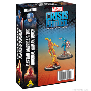 Marvel Crisis Protocol: Character Pack - Captain America & The Original Human Torch