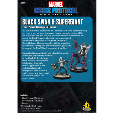 Marvel Crisis Protocol: Character Pack - Black Swan & Supergiant