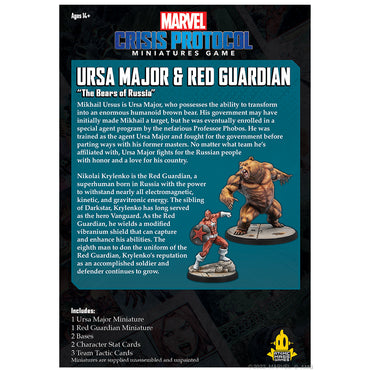 Marvel Crisis Protocol: Character Pack - Red Guardian & Ursa Major