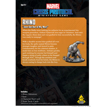 Marvel Crisis Protocol: Villain - Rhino