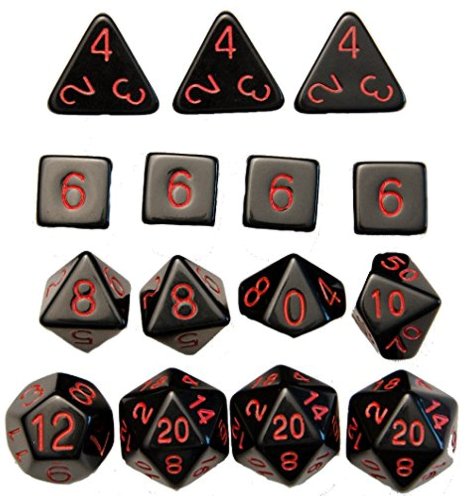 Dice Role 4 Initiative: Poly 15 Set Opaque