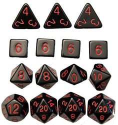 Dice Role 4 Initiative: Poly 15 Set Opaque